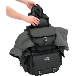 PartzBiz HD DS35150120 - Saddlemen BR3400EX Combination Back Seat or Sissy Bar Bag Travel Luggage Harley | 3515-0120 PartzBiz HD DS35150120 - Saddlemen BR3400EX Combination Back Seat or Sissy Bar Bag Travel Luggage Harley | 3515-0120