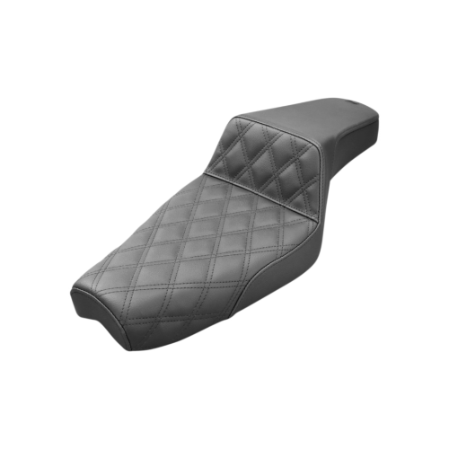 PartzBiz HD: 4403566-Saddlemen Step-Up Front Lattice Stitch Black Seat 4 Harley 04-20 XL W/4.5 Gal ถัง | 807-03-172