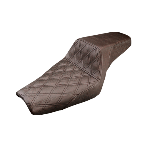 PartzBiz HD: 4403568-Saddlemen Step-Up Front Lattice Stitch Brown Seat 4 Harley 04-20 XL W/4.5 Gal ถัง | 807-03-172บีอาร์