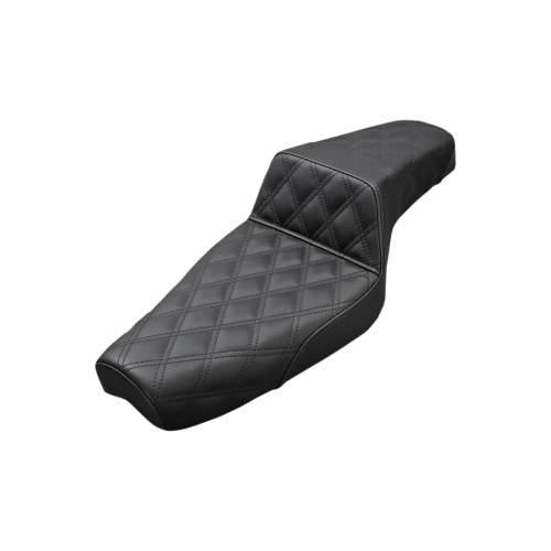 PartzBiz HD: 4403571-Saddlemen Step-Up Full Lattice Stitch Black Seat 4 Harley 04-20 XL W/4.5 Gal ถัง | 807-03-175