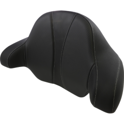 PartzBiz HD DS08011363 - Saddlemen Tour Pak แผ่นรองพนักพิงโซฟาถนนคาร์บอนสีดำ Harley Touring 14-Up