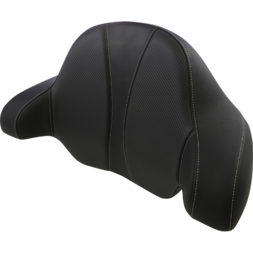 PartzBiz HD: 4403549-Saddlemen Tour Pak แผ่นรองพนักพิงโซฟาถนนคาร์บอนสีดำ Harley Touring 14-Up