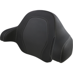 PartzBiz HD DS08011362 - Saddlemen Tour Pak แผ่นรองพนักพิงโซฟาถนนคาร์บอนสีดำ Harley Touring 14-Up