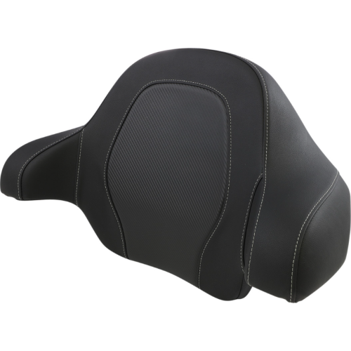 PartzBiz HD: 4403550-Saddlemen Tour Pak แผ่นรองพนักพิงโซฟาถนนคาร์บอนสีดำ Harley Touring 14-Up