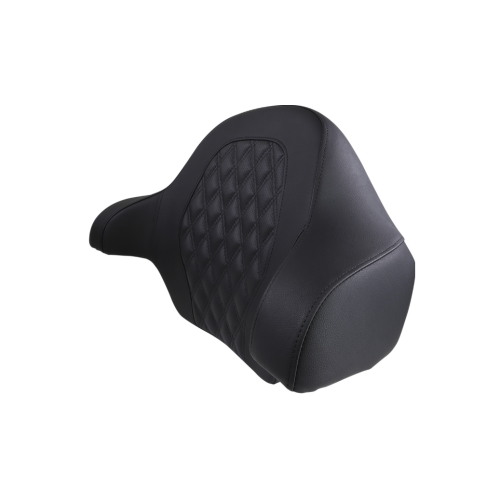 PartzBiz HD: 4403552-Saddlemen Tour Pak แผ่นรองพนักพิงโซฟาถนนคาร์บอนสีดำ Harley Touring 14-Up