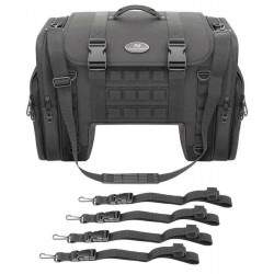 PartzBiz HD DS35160270 - Saddlemen TS3200DE Deluxe Cruiser Tail Bag Saddlestow for Harley Metric PartzBiz HD DS35160270 - Saddlemen TS3200DE Deluxe Cruiser Tail Bag Saddlestow for Harley Metric
