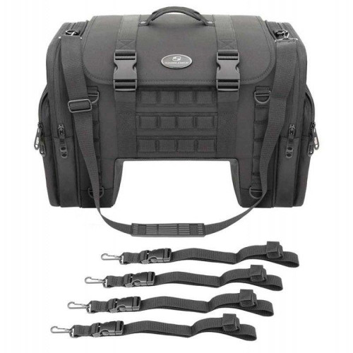 PartzBiz HD: 4403523-Saddlemen TS3200DE Deluxe Cruiser Tail Bag Saddlestow for Harley Metric PartzBiz HD: 4403523-Saddlemen TS3200DE Deluxe Cruiser Tail Bag Saddlestow for Harley Metric