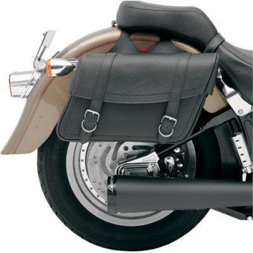 PartzBiz HD: 4403526-Saddlemen Highwayman Classic Slant Style Throw-Over Jumbo 18" Univ Saddlebags | X021-02-042