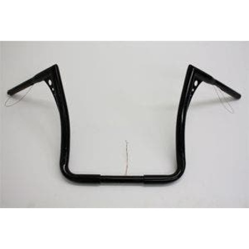 PartzBiz HD: 4403490-Fred Kodlin Santee 15" Black Handlebars Ape Hangers For Harley-Davidson Bagger Bars Flh Flht | 697042