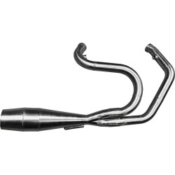 PartzBiz HD WP930-01020 - Sawicki 2 into 1 Stainless Shorty Pipe Exhaust System Harley Sportster XL 04-17