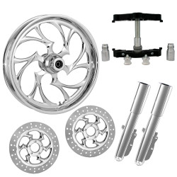 PartzBiz HD SHIFTER-DUAL-CHR-KIT-PCKG - Shifter Chrome 23” ยางล้อแบบ Dual Rotors พร้อมท่อนล่างและตัวเลื่อน Raked Triple Trees | SHIFTER-DUAL-CHR-KIT-PCKG PartzBiz HD SHIFTER-DUAL-CHR-KIT-PCKG - Shifter Chrome 23” ยางล้อแบบ Dual Rotors พร้อมท่อนล่างและตัวเลื่อน Raked Triple Trees | SHIFTER-DUAL-CHR-KIT-PCKG