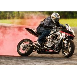 PartzBiz HD WP87-4670R - ยางหลัง Shinko 87-4670R Smoke Bomb แดง 180/55Zr17 Radial | 87-4670R