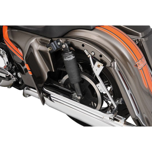 PartzBiz HD: 4403228-Legend Black Adjustable Aero Air Ride Shocks ระบบกันสะเทือนสำหรับ Harley FLH/T 00-16 | 1311-0103 PartzBiz HD: 4403228-Legend Black Adjustable Aero Air Ride Shocks ระบบกันสะเทือนสำหรับ Harley FLH/T 00-16 | 1311-0103