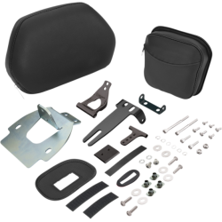 PartzBiz HD DS08220489 - Show Chrome 52-968 พนักพิง Smart Mount แบบถอดได้ Honda Gold Wing GL1800 18-22