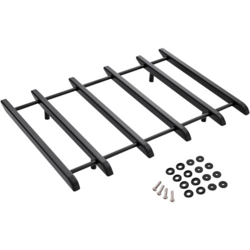PartzBiz HD: 4403216-ชั้นวางสัมภาระ Tour Pak Chrome Black สำหรับ Harley King TourPak 84-15 | 91-307BK