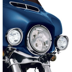 PartzBiz HD DS20011498 - แสดง Chrome LED 3.5 ” Chrome Driving Passing Light Kits สำหรับ Harley FLH/T 93-17 | 91-315L PartzBiz HD DS20011498 - แสดง Chrome LED 3.5 ” Chrome Driving Passing Light Kits สำหรับ Harley FLH/T 93-17 | 91-315L