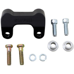 PartzBiz HD DS06021154 - Slyfox สีดำแฮนด์ Riser Relocation Bracket Harley Road Glide 15-20 TM-SLY1