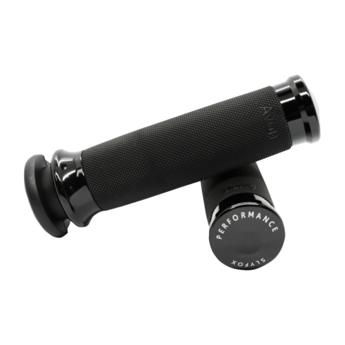 PartzBiz HD: 4403172-Slyfox Custom Contour ปลอกแฮนด์อะโนไดซ์สีดำ 4 Harley 99-17 Throttle By Wire | CC-86-ANO-ฟ็อกซ์