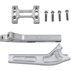 PartzBiz HD DS06021162C - Slyfox Raw Aluminium ไรเซอร์ 6 ”-10 ” สำหรับแฮนด์ 1 ” แฮนด์แบบดึงกลับ 6 ” Harley & Custom