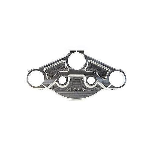 PartzBiz HD: 4403140-Slyfox SF1000-1 Billet อลูมิเนียม Upper Triple Tree Top Clamp Harley FLH/T 14-Up