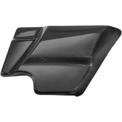 PartzBiz HD DS05203013 - Slyfox SLY-003 ฝาครอบด้านข้างคาร์บอนไฟเบอร์สีดำเงา Harley FLH/T 14-Up 0520-3013 05203013 น้ำหนักเบาที่ดีที่สุดสำหรับประสิทธิภาพ bagger davidson electra street แผนที่ glide king
