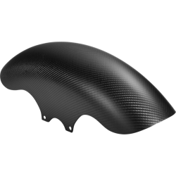 PartzBiz HD DS14010845 - Slyfox SLY-002 บังโคลนหน้าคาร์บอนไฟเบอร์สีดำด้าน 19 ” Harley FLH/T 14-Up