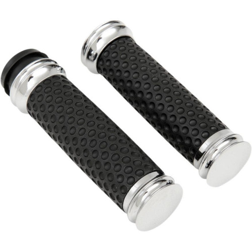 PartzBiz HD: 4403122-ปลอกแฮนด์ Arlen Ness Chrome Smooth Soft-Touch Harley Throttle by Wire | 07-091