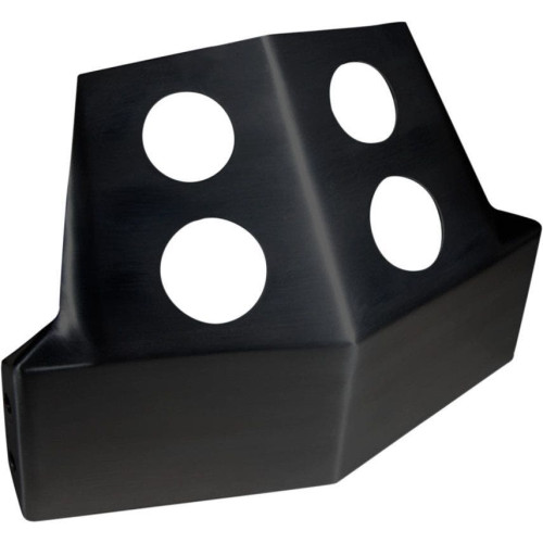 PartzBiz HD: 4403082-Speed Merchant SM Black Powdercoated Frame Skid Plates for Harley FXD Dyna 91-05 | SM-DSP-2