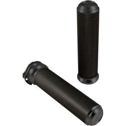 PartzBiz HD DS06301752 - ปลอกแฮนด์อะลูมิเนียม Speed Merchant สีดำสำหรับแฮนด์ 1” Harley Cable Throttle | SM-AG100B