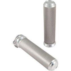 PartzBiz HD DS06301754 - The Speed Merchant Natural Alumimum Speed Grips 1" Bars Harley Cable Throttle | SM-AG100R PartzBiz HD DS06301754 - The Speed Merchant Natural Alumimum Speed Grips 1" Bars Harley Cable Throttle | SM-AG100R