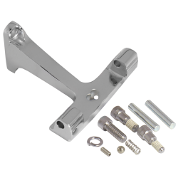 PartzBiz HD MU25600 - ที่วางเท้าผู้โดยสารสไตล์ Speedliner Chrome Mount Harley Touring 93-Up 52719-10