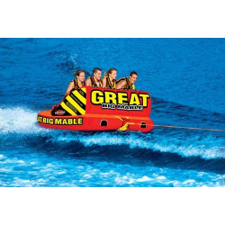 PartzBiz HD AT-53-2218 - SportsStuff Great Big Mable 4 Rider Multi Person Inflatable Tow Tube 53-2218 | 53-2218 PartzBiz HD AT-53-2218 - SportsStuff Great Big Mable 4 Rider Multi Person Inflatable Tow Tube 53-2218 | 53-2218
