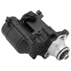 PartzBiz HD TR498679 - Spyke 412410 มอเตอร์สตาร์ทริ้วรอยสีดำ Super Torque 06-17 Harley Touring & Dyna 498679