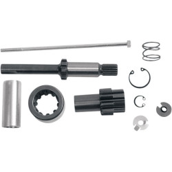PartzBiz HD DS21100148 - Spyke 465047 Grind Free Jackshaft สำหรับสายพานขับ 3” 94-06 Harley Big Twin electra road street glide king sportster softail dyna twin cam primary derby best 496651 2110-0148 21100148