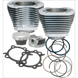 PartzBiz HD SS910-0202 - S&S Cycle 106" CI Big Bore Cylinder Kit Silver 10:1 Compression 07-16 Harley | 910-0202 PartzBiz HD SS910-0202 - S&S Cycle 106" CI Big Bore Cylinder Kit Silver 10:1 Compression 07-16 Harley | 910-0202