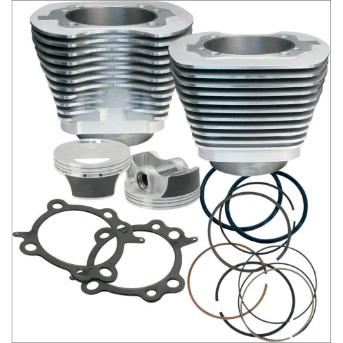 PartzBiz HD: 4403015-S&S Cycle 106 ” CI Big Bore Cylind Kit สีเงิน 10:1 Compression 07-16 Harley | 910-0202 PartzBiz HD: 4403015-S&S Cycle 106 ” CI Big Bore Cylind Kit สีเงิน 10:1 Compression 07-16 Harley | 910-0202