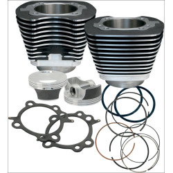 PartzBiz HD SS910-0206 - S&S Cycle 106" CI Big Bore Cylinder Kit Black 10:1 Compression 07-16 Harley | 910-0206 PartzBiz HD SS910-0206 - S&S Cycle 106" CI Big Bore Cylinder Kit Black 10:1 Compression 07-16 Harley | 910-0206