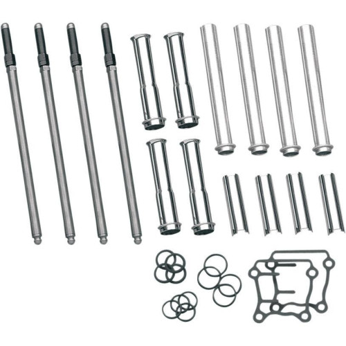PartzBiz HD: 4402977-S&S Adjustable Pushrod Kit Twin Cam Pushrod Tube Kit for Harley | 93-5095