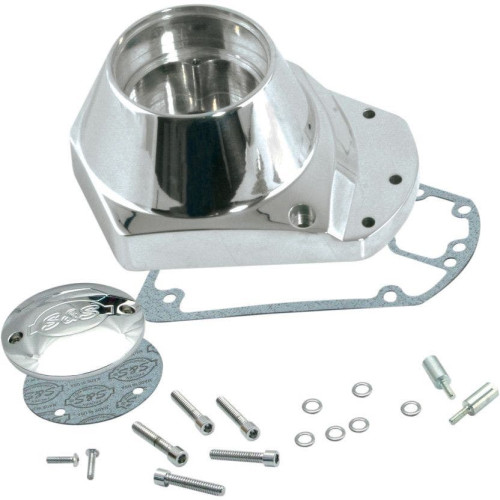 PartzBiz HD: 4402979-S&S Chrome Billet Cam Cover Harley Shovelhead EVO Evolution Big Twin 73-92 | 106-4211 Repl OEM 25268-84A