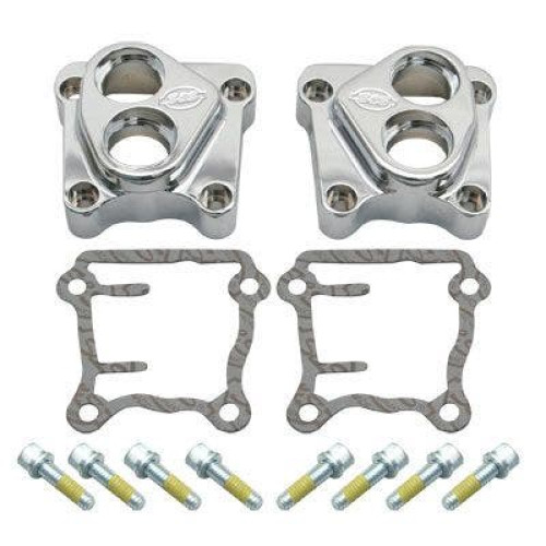 PartzBiz HD: 4402982-S&S 106-3883 Chrome Lifter Tappet Blocks Covers Harley Big Twin Cam 99-Up PartzBiz HD: 4402982-S&S 106-3883 Chrome Lifter Tappet Blocks Covers Harley Big Twin Cam 99-Up