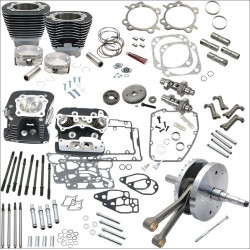 PartzBiz HD SS900-0568 - S&S Cycle 124" Hot Set-Up Kit w/ Big Bore Cylinders Cams Pistons Harley 07-16 | 900-0568 PartzBiz HD SS900-0568 - S&S Cycle 124" Hot Set-Up Kit w/ Big Bore Cylinders Cams Pistons Harley 07-16 | 900-0568