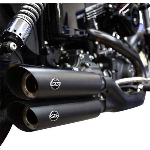 PartzBiz HD: 4402951-S&S Cycle 550-0724 Black Slash Cut Slip Ons Mufflers Harley Dyna FXDF FXDWG | 550-0724 PartzBiz HD: 4402951-S&S Cycle 550-0724 Black Slash Cut Slip Ons Mufflers Harley Dyna FXDF FXDWG | 550-0724