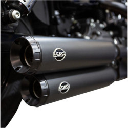 PartzBiz HD SS550-0725 - S&S Cycle 550-0725 Black w/Blk Tips Grand National Slip Ons Mufflers FXDF FXDWG | 550-0725 PartzBiz HD SS550-0725 - S&S Cycle 550-0725 Black w/Blk Tips Grand National Slip Ons Mufflers FXDF FXDWG | 550-0725