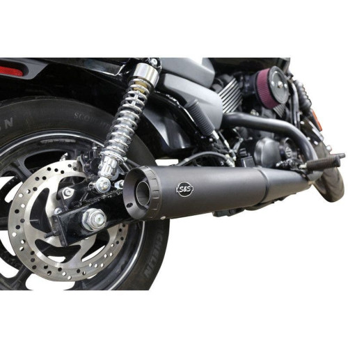 PartzBiz HD: 4402909-S&S Cycle Black Ceramic 4" Grand Nation Slip On Muffler Harley XG500/750 Street | 550-0703