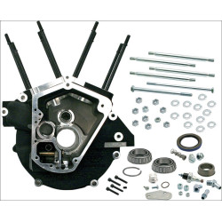 PartzBiz HD SS31-0055 - S&S Cycle Black Evolution EVO Style Standard Bore Super Stock Engine Case 92-99 | 31-0055
