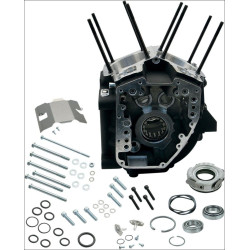 PartzBiz HD SS31-0172A - S&S Cycle Black Twin Cam High Performance Engine Case Harley Big Cam 99-06 | 31-0172