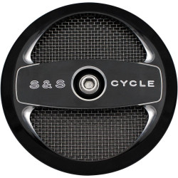PartzBiz HD SS170-0214 - S&S Black Air 1 Cover Super Stock Stealth Air Cleaner Stage 1 Harley | 170-0214 PartzBiz HD SS170-0214 - S&S Black Air 1 Cover Super Stock Stealth Air Cleaner Stage 1 Harley | 170-0214