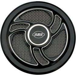 PartzBiz HD SS170-0206 - S&S Black Torker Cover Super Stock Stealth Air Cleaner Stage 1 Harley | 170-0206 PartzBiz HD SS170-0206 - S&S Black Torker Cover Super Stock Stealth Air Cleaner Stage 1 Harley | 170-0206
