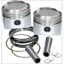 PartzBiz HD SS92-2028 - S&S Cycle Super Stock + .020" Pistion Kits 3 1/2 Bore Head Big Twin Evolution | 92-2028