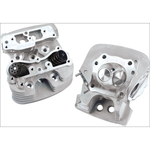 PartzBiz HD: 4402845-S&S Cycle Super Stock 89CC Silver Cylinder Heads for Harley Twin Cam 06-16 | 106-3255